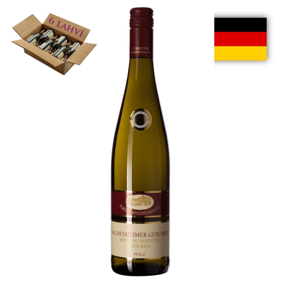 Riesling spätlese Wachenheimer, Forster Winzerverein karton 6 lahvi vina