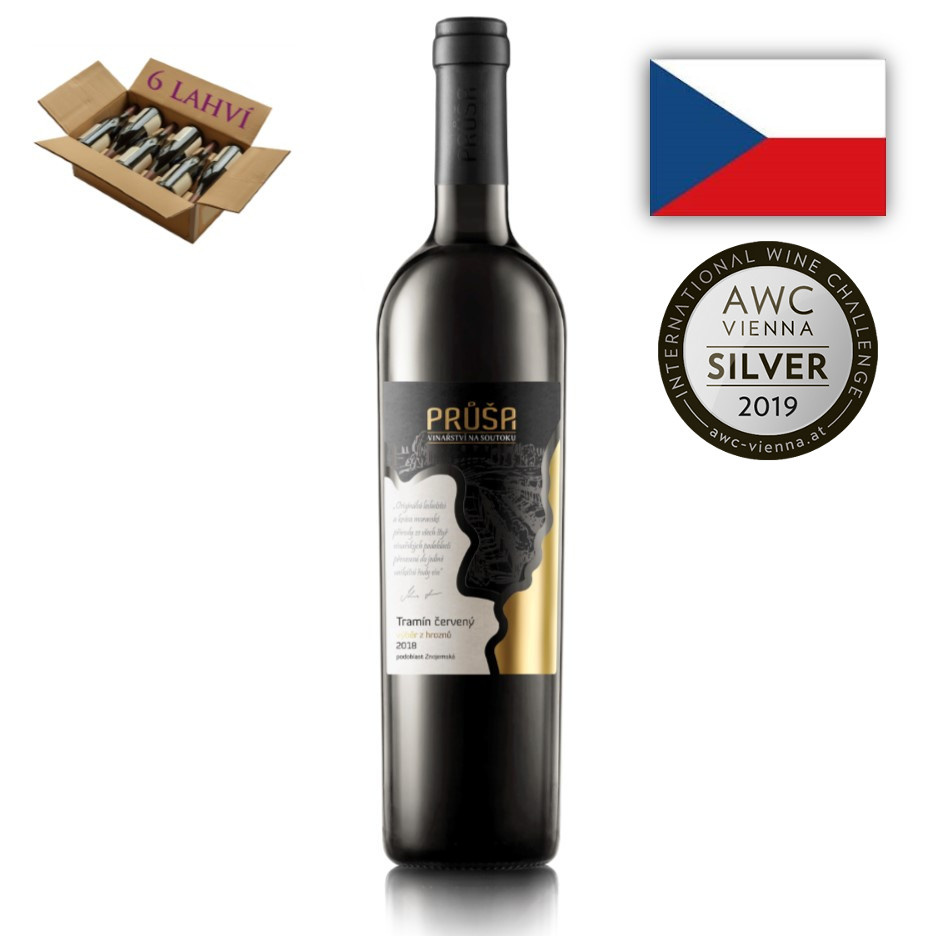 Tramin cerveny vyber z hroznu 2018 Znojemska Vvinarstvi na Soutoku karton awc vienna