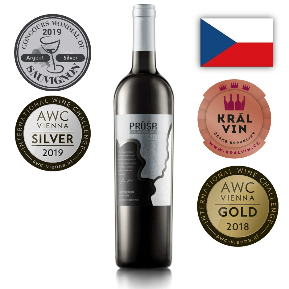 Sauvignon pozdni sber 2016 Vinarstvi Na Soutoku Sine Compromissum 1 medaile