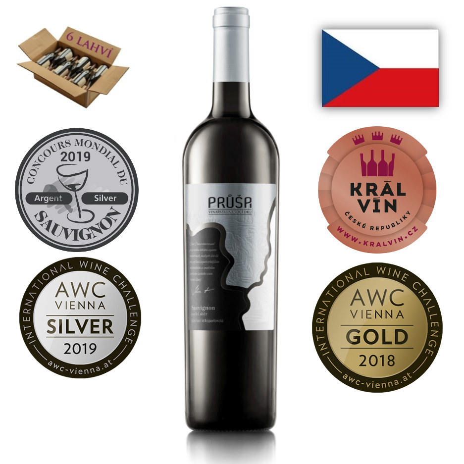 Sauvignon pozdni sber 2016 Vinarstvi Na Soutoku Sine Compromissum karton medaile