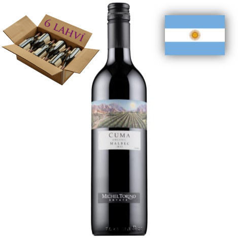 Malbec Cuma Michel Torino - karton 6 lahvi vina