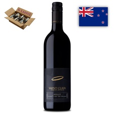 Merlot Hawke´s Bay Saint Clair karton 6 lahvi