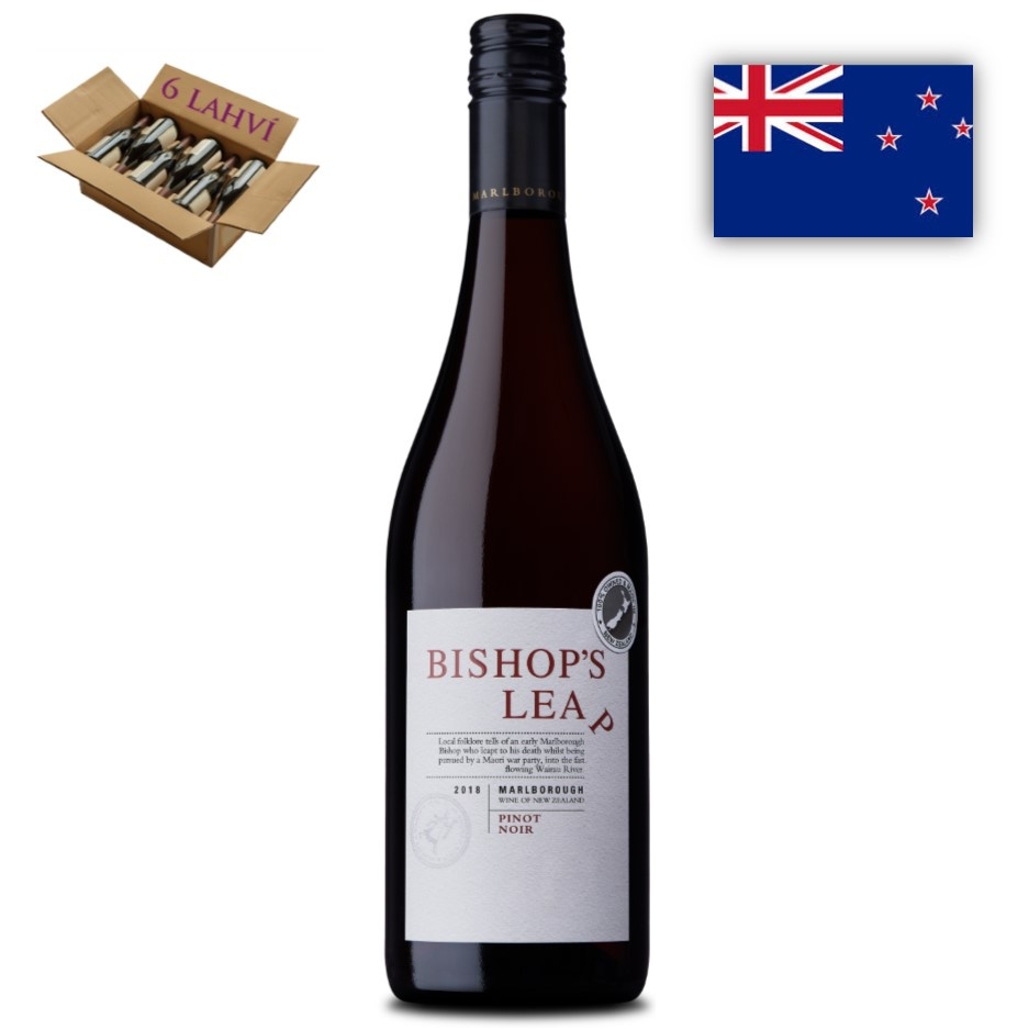 Pinot Noir Bishops Leap Saint Clair karton 6 lahvi