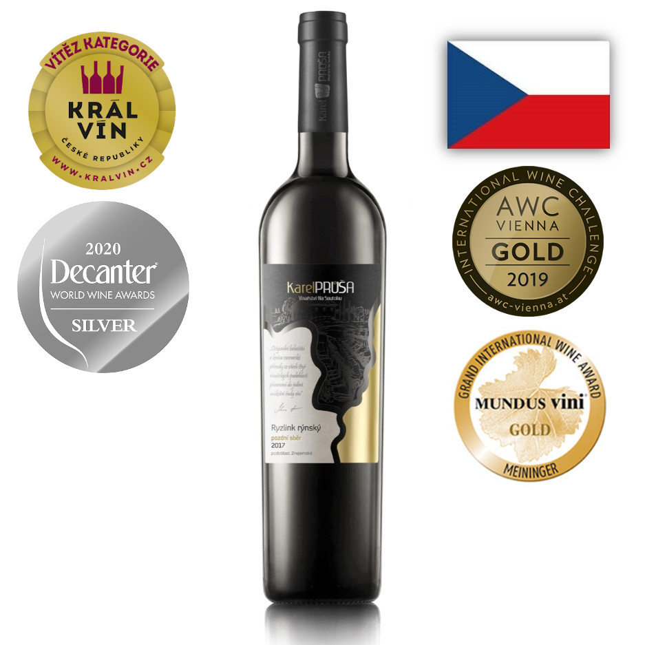 ryzlink rynsky pozdni sber 2017 vinarstvi na soutoku - zlata medaile awc vienna mundusvini kralvin decanter 1