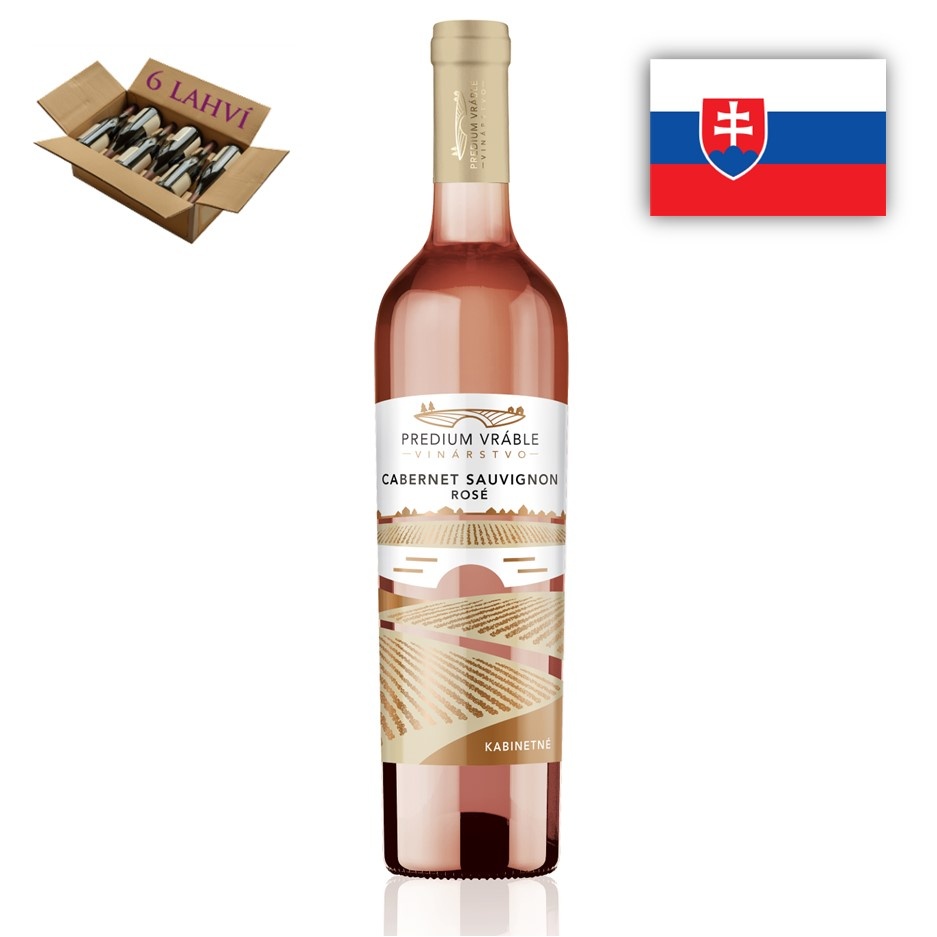 Cabernet Sauvignon Rose kabinetne vino 2020 Predium Vrable karton