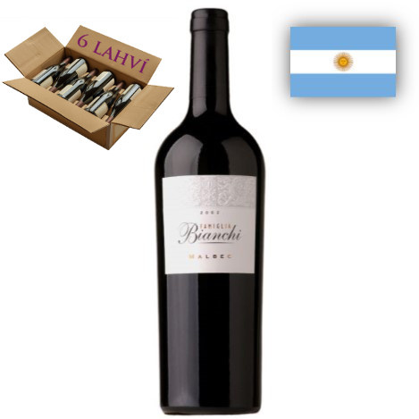 Malbec Famiglia Bianchi - karton 6 lahvi vina