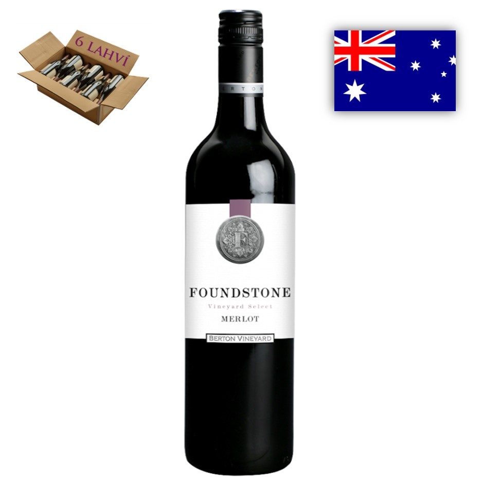 Foundstone Merlot, Breton Vineyards karton