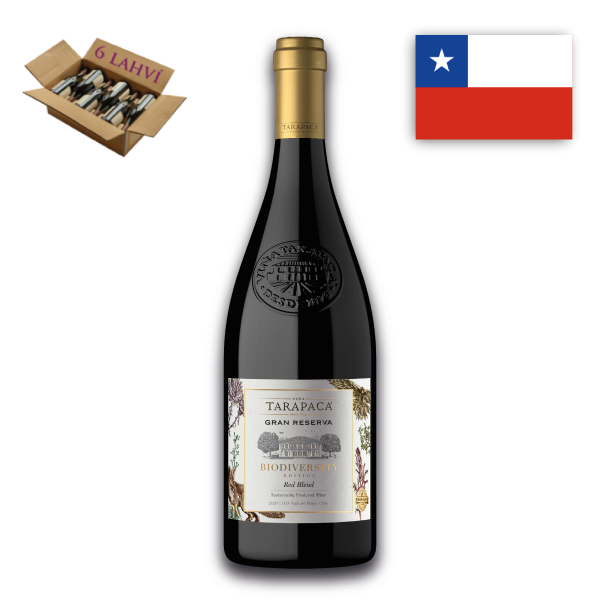 Red Blend Gran Reserva, Biodiversity Limited Edition, Viňa Tarapaca (karton 6 lahví vína)