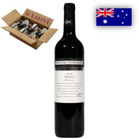 Shiraz Barossa Berton - karton 6 lahvi vina