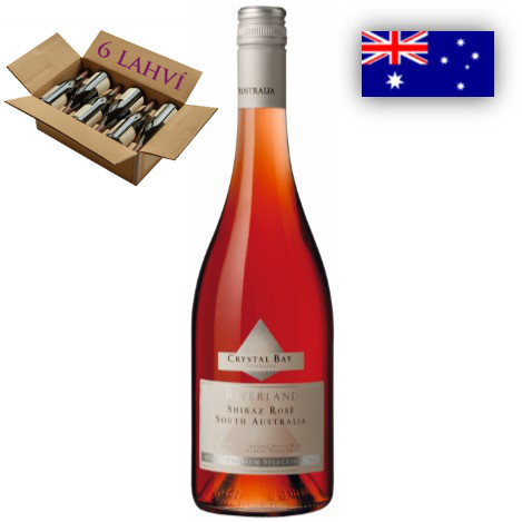 Shiraz Rose Crystal Bay - karton 6 lahvi vina