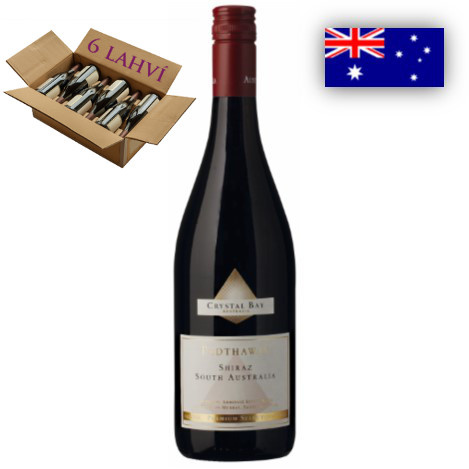 Shiraz Crystal Bay - karton 6 lahvi vina