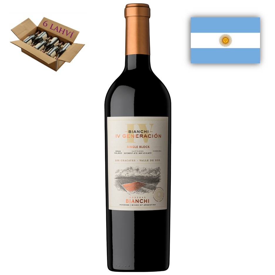 Gran Malbec IV Generacion Valentin Bianchi - karton 6 lahvi vina