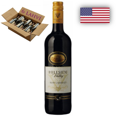 Ruby Cabernet Hillside - karton 6 lahvi vina