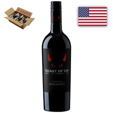 Zinfandel Beast of Zin Taster Wine - karton 6 lahvi vina