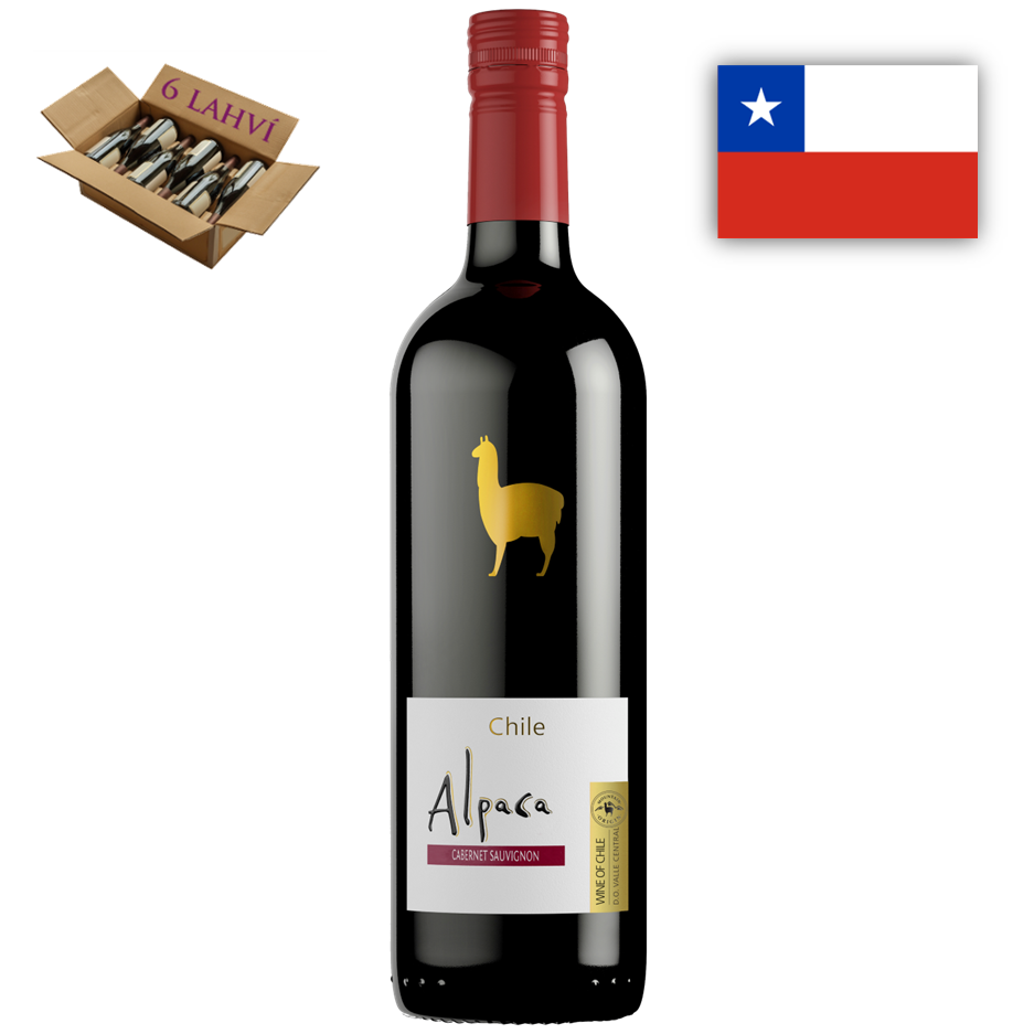 cabernet sauvignon alpaca vina san pedro karton 6 lahvi vina