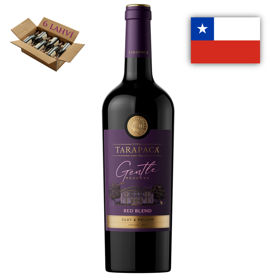 Red Blend Gentle Reserva Tarapaca karton 6 lahvi vina.jpg