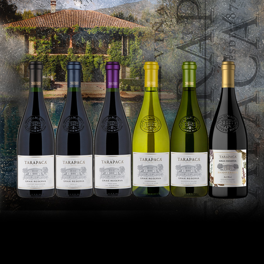 Degustační kolekce vín Gran Reserva, Viňa Tarapaca (karton 6 lahví vína)