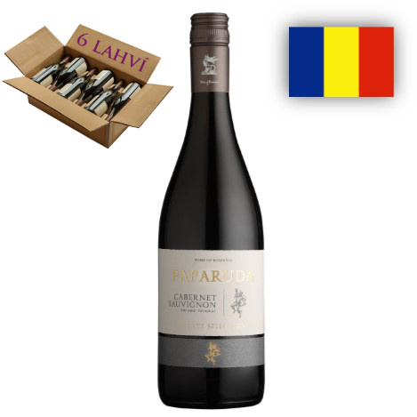 Cabernet Sauvignon, Paparuda, Cramele Recas (karton 6 lahví vína)