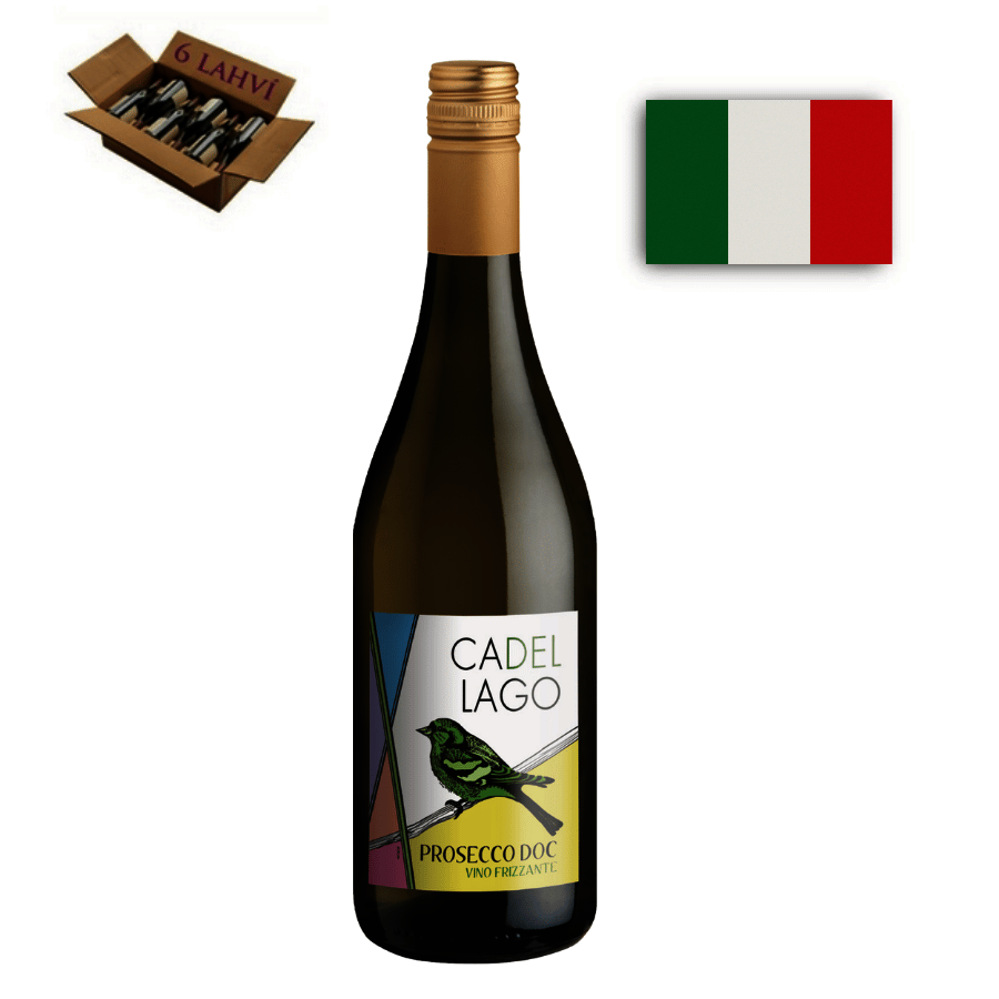 Prosecco DOC Frizzante, Ca' del Lago (karton 6 lahví vína)