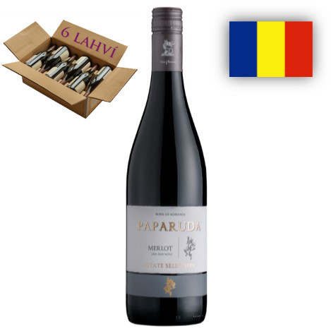 Merlot Paparuda -karton 6 lahvi vina