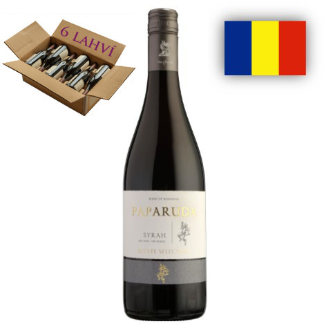 Syrah Paparuda-karton 6 lahvi vina