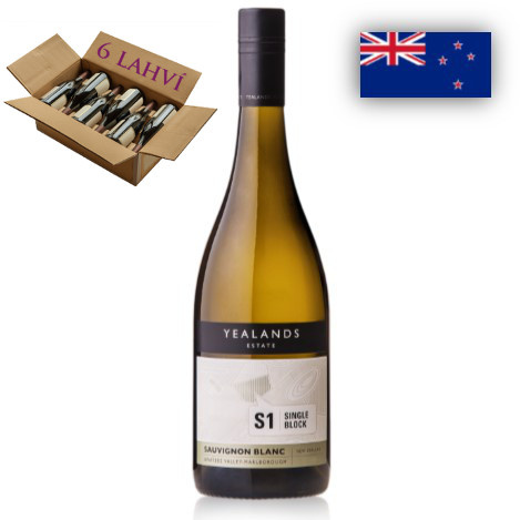 Sauvignon Blanc S1 Single Block Yealands Estate - karton 6 lahvi vina