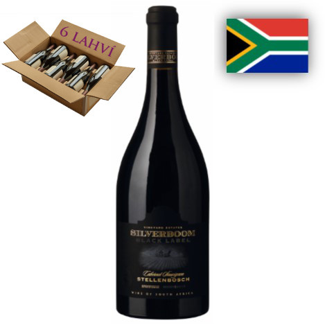 Cabernet Sauvignon Silver boom Black Label - karton 6 lahvi vina