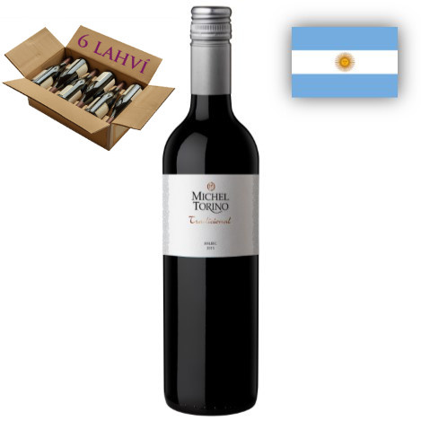 Malbec Traditional Michel Torino - karton 6 lahvi vina