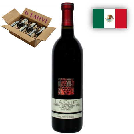 Cabernet Sauvignon - LA Cetto - karton 6 lahvi vina