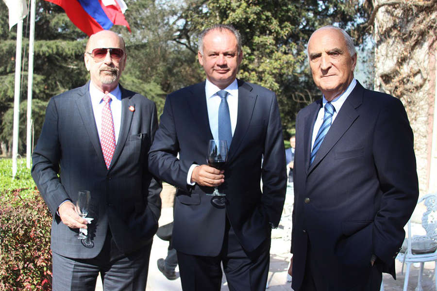Vinařství Tarapacá v Chile navštívil slovenský prezident Andrej Kiska