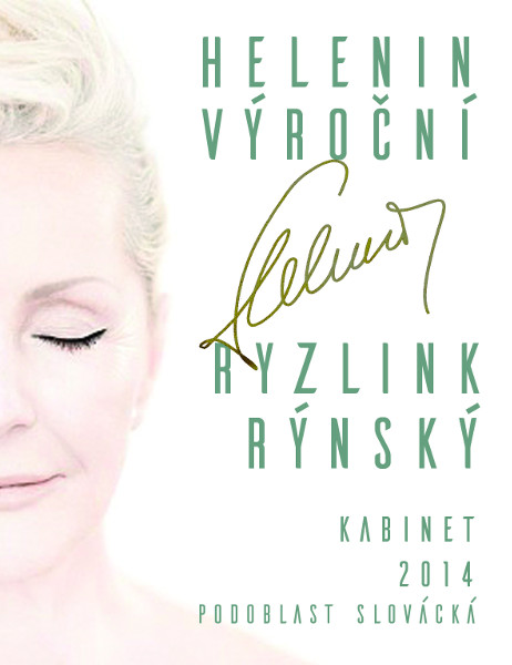 Helena Vondrackova - Ryzlink rynsky 2014 Vinarstvi Na Soutoku - etiketa