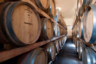 Vinařství Cramele Recas, sudy na víno